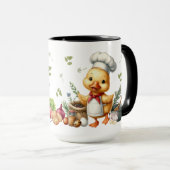 Gemütliches Küchenherden Niedliches Kochdesign Tasse (VorderseiteRechts)