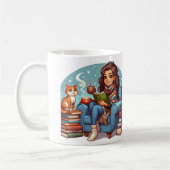 Gemütliches Lesedauer Kaffeetasse (Links)
