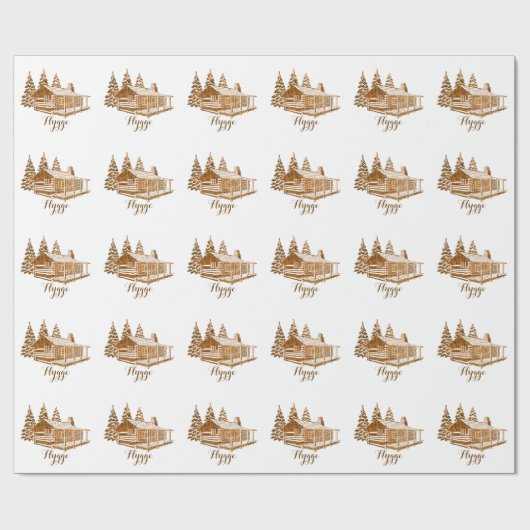 Gemütliches Login-Kabine - Schütteln oder Ihr eige Geschenkpapier (Flach)