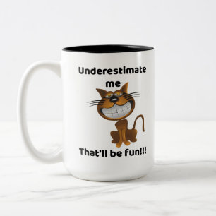 Gemütliches, lustiges Sprichwort Kaffee Tasse