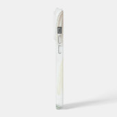 Gemütliches minimalistisches Winter-Ästhetik-Muste iPhone Hülle (Linke Seite)