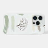 Gemütliches minimalistisches Winter-Ästhetik-Muste iPhone Hülle (Rückseite (Horizontal))