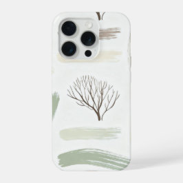 Gemütliches minimalistisches Winter-Ästhetik-Muste iPhone 15 Pro Hülle