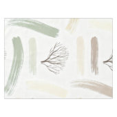 Gemütliches minimalistisches Winter-Ästhetik-Muste Tischdecke (Vorderseite (Horizontal))