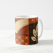 Gemütliches Modernes Patchwork Kaffeetasse (VorderseiteRechts)