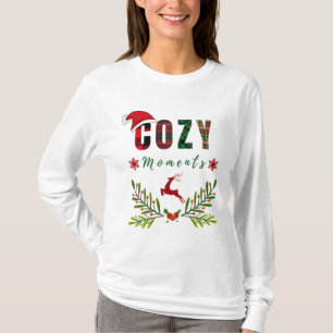 Gemütliches Momente Weihnachts-Weihnachtsfest-Rein T-Shirt