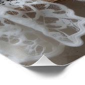 Gemütliches Nachtfenster Poster (Ecke)