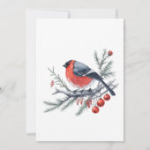 Gemütliches Natureath Weihnachts-Party Einladung (Rückseite)