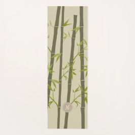 Gemütliches natürliches Zen Bamboo Light Custom Mo Yogamatte