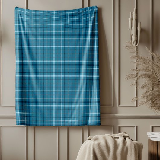 Gemütliches Navy Kariert Throw Blanket für den All Fleecedecke