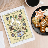 Gemütliches Niedliches Halloween Weihnachten Spook