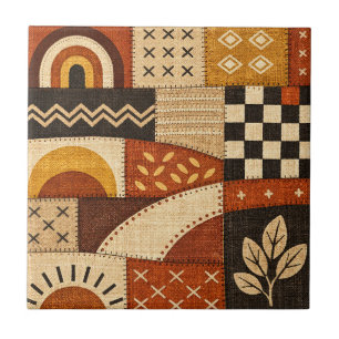 Gemütliches Patchwork Modern Fliese
