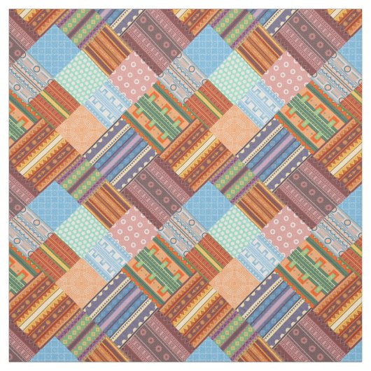 Gemütliches Patchwork-Muster Stoff (Muster)
