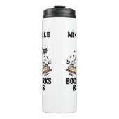 Gemütliches Personalisiert Ghost-Lesezeichen Thermosbecher (Vorderseite)