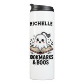 Gemütliches Personalisiert Ghost-Lesezeichen Thermosbecher (Nach rechts gedreht)