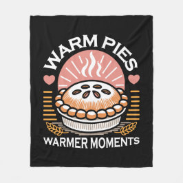 Gemütliches Pie-Bild: Warme Pies wärmere Momente Fleecedecke