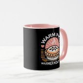 Gemütliches Pie-Bild: Warme Pies wärmere Momente Tasse (VorderseiteRechts)