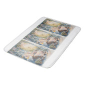 Gemütliches Porch mit Quilt und Limonade-Charme Badematte (Schrägansicht)