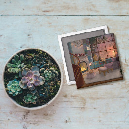 Gemütliches Reading Sunset Room Magnet