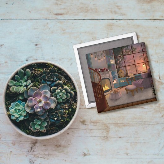 Gemütliches Reading Sunset Room Magnet