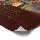 Gemütliches Reading Sunset Room Poster (Ecke)