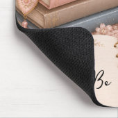 Gemütliches Regenwetter-Blumen-Mauspad editierbar Mousepad (Ecke)