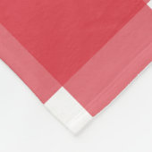 Gemütliches Rot & Weiß Gingham-Wohngestaltung & Ge Fleecedecke (Ecke)