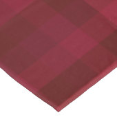 Gemütliches rotes Karo-Karo-Muster Rustikales Baue Tischdecke (Schrägansicht)