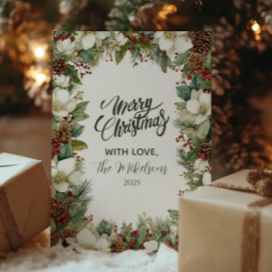 Gemütliches Rustikales Evergreen Weihnachten