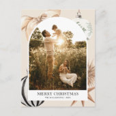 Gemütliches Scandi Boho Arch Foto Weihnachten (Vorderseite)