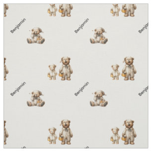 Gemütliches Schlafdesign mit individuellem Namensm Stoff
