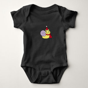 Gemütliches Schnecken-Babytop Baby Strampler