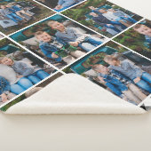 Gemütliches Schwarzes Buffalo Karierter Urlaub Fot Sherpadecke (3/4)