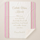 Gemütliches Sherpa-Geschenk! Einzigartiges Sweet 1 Sherpadecke (Vorderseite)