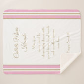 Gemütliches Sherpa-Geschenk! Einzigartiges Sweet 1 Sherpadecke (Vorderseite (Horizontal))