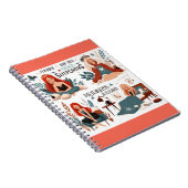 Gemütliches Sleepover Dream Notebook Notizblock (Rechte Seite)