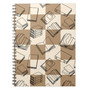 Gemütliches Spiralnotizbuch für Buchliebhaber Notizblock