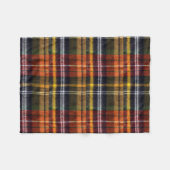 Gemütliches Tartan Fleece Blanket, Herbstfarben (Vorderseite (Horizontal))