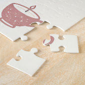 Gemütliches Teebuch-Kerzenmuster Soft Puzzle (Seite)