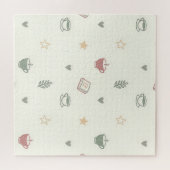 Gemütliches Teebuch-Kerzenmuster Soft Puzzle (Horizontal)
