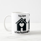 Gemütliches Tiny House Keramik Tasse (Links)