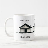 Gemütliches Tiny House Keramik Tasse (Links)