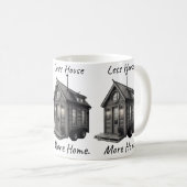 Gemütliches Tiny House Keramik Tasse (VorderseiteRechts)