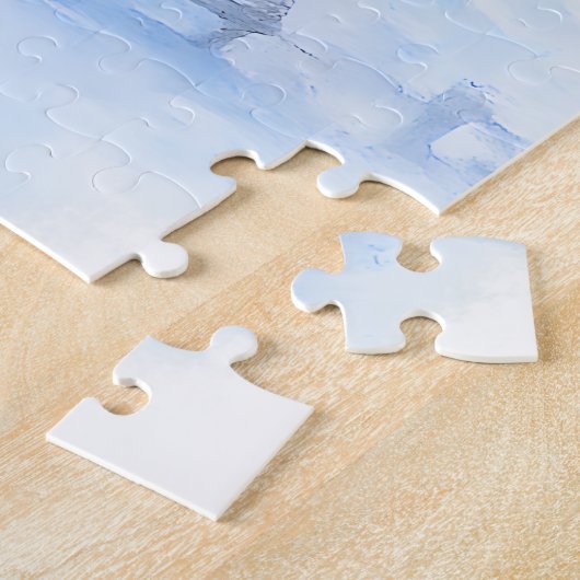 Gemütliches traditionelles Lodge Forest Corporate Puzzle (Seite)