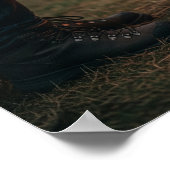 Gemütliches tragbares Feuerwerk Poster (Ecke)