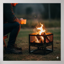 Gemütliches tragbares Feuerwerk