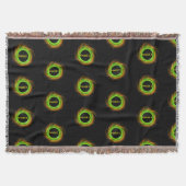 Gemütliches und einzigartiges Design der Knöchelpa Decke (Vorderseite)