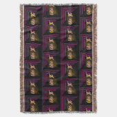 Gemütliches und einzigartiges Design der Knöchelpa Decke (Vorderseite Vertikal)