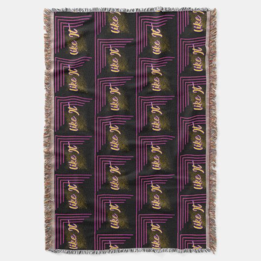 Gemütliches und einzigartiges Design der Knöchelpa Decke (Vorderseite Vertikal)