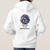 Gemütliches und herzliches Muttertagsgeschenk Hoodie (Rückseite)